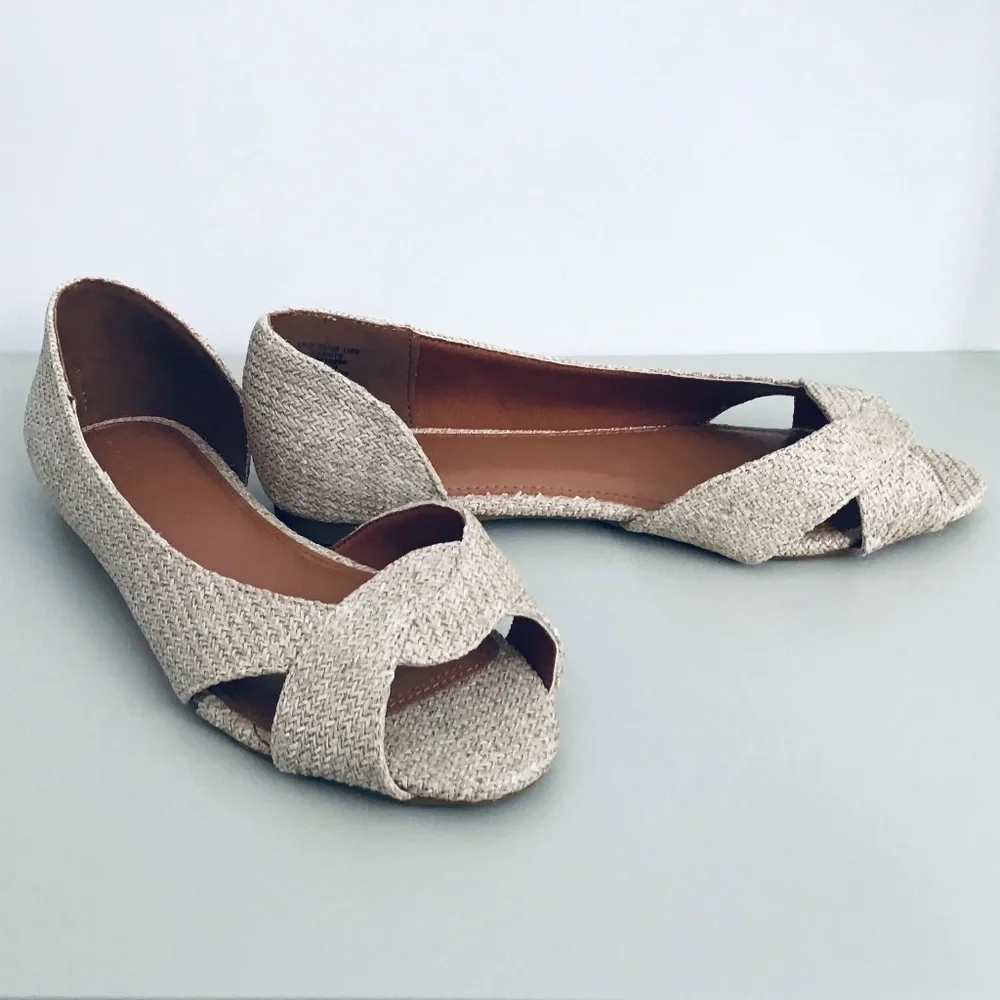 ASOS flat sandals with peep toe - never worn - Picture 4 of 6